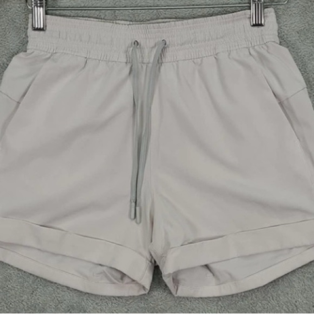Lulu Lemon Light Gray Athletic Shorts New with Tags..